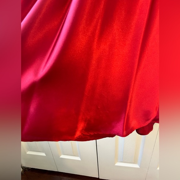 Sherri Hill Two Piece Ruby Prom Dress - Picture 14 of 15